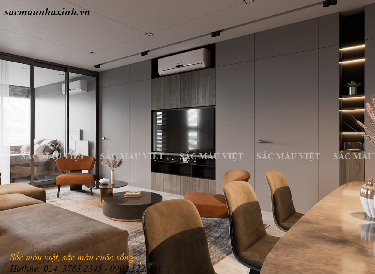 Thiết kế nội thất chung cư Sky Lake cao cấp và tinh tế