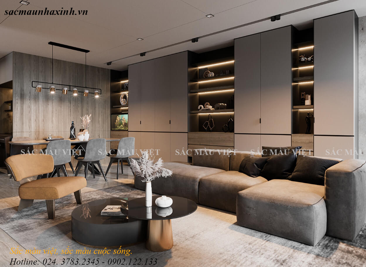 Thiết kế nội thất chung cư Sky Lake cao cấp và tinh tế