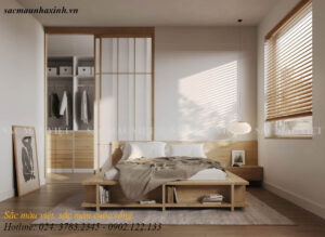 MẪU PHÒNG NGỦ MASTER KIỂU NHẬT ẤN TƯỢNG NĂM 2023