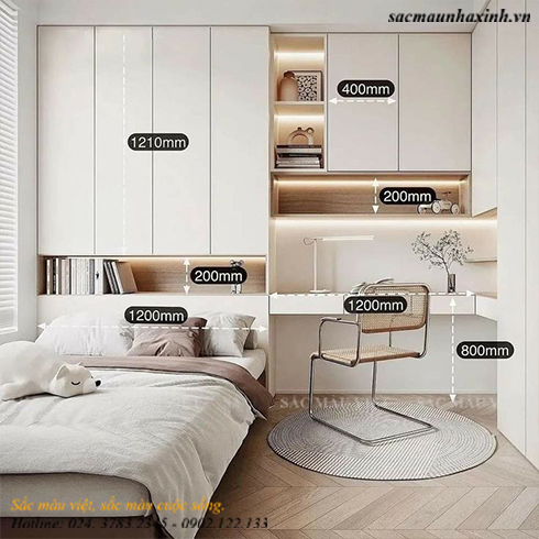Tận dụng hiệu quả mọi diện tích không gian.