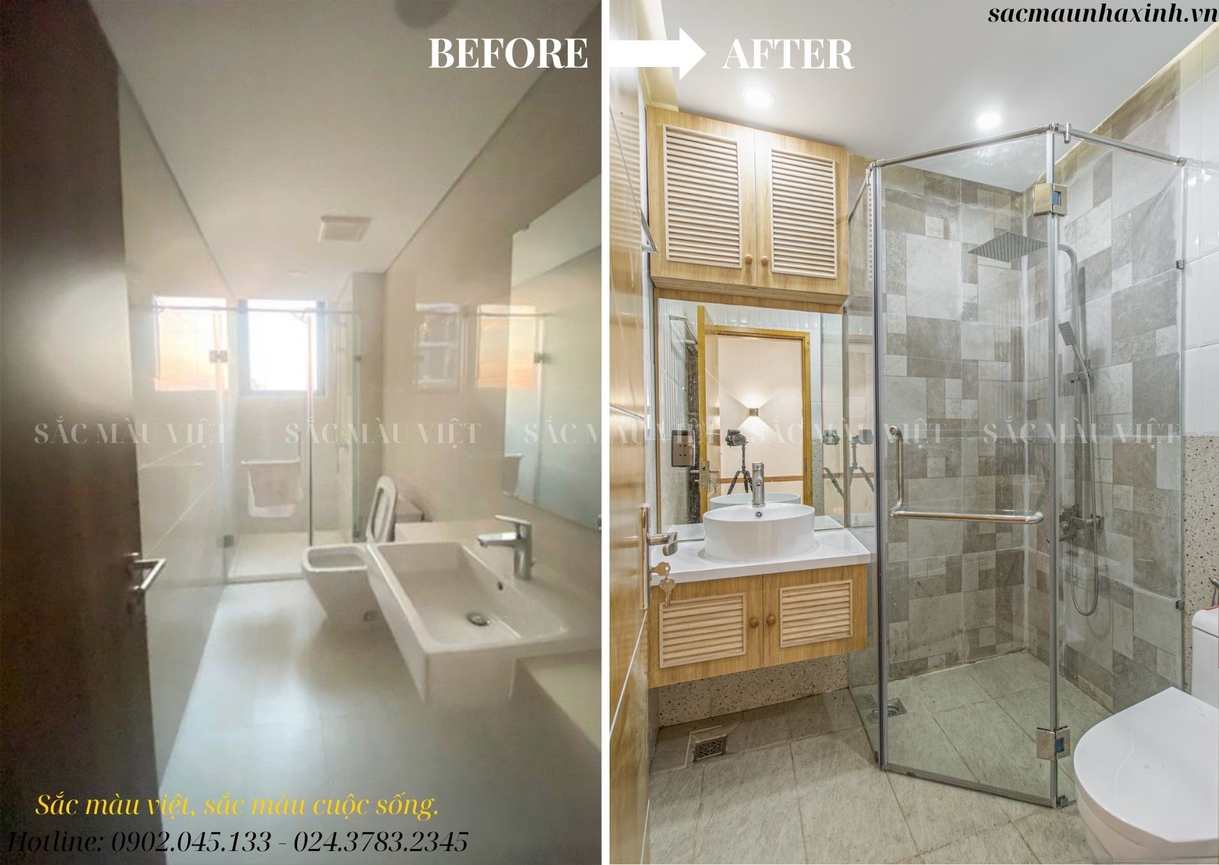 [Before - After] Sự thay đổi trước và sau thiết kế căn hộ