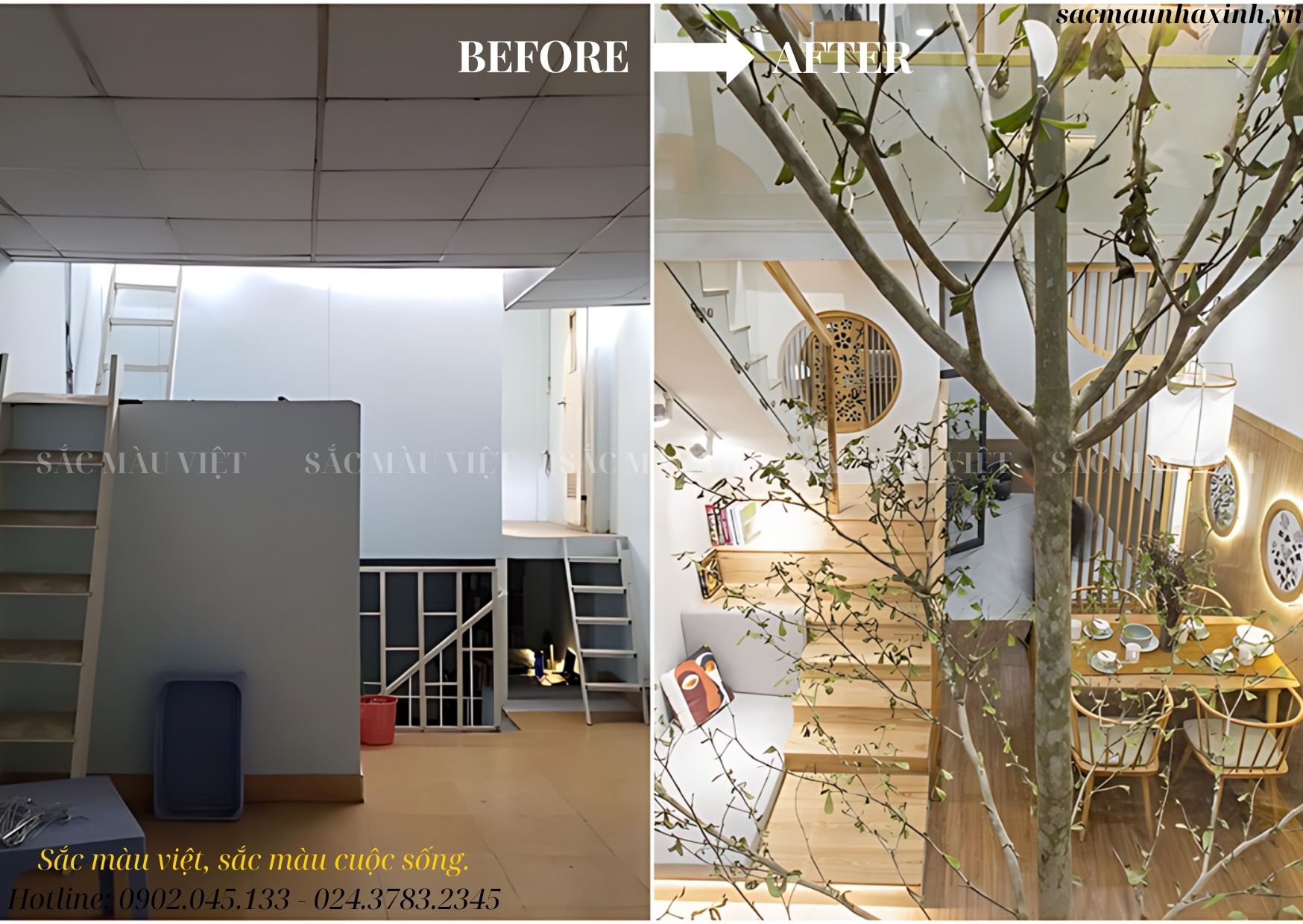 [Before - After] Sự thay đổi trước và sau thiết kế căn hộ