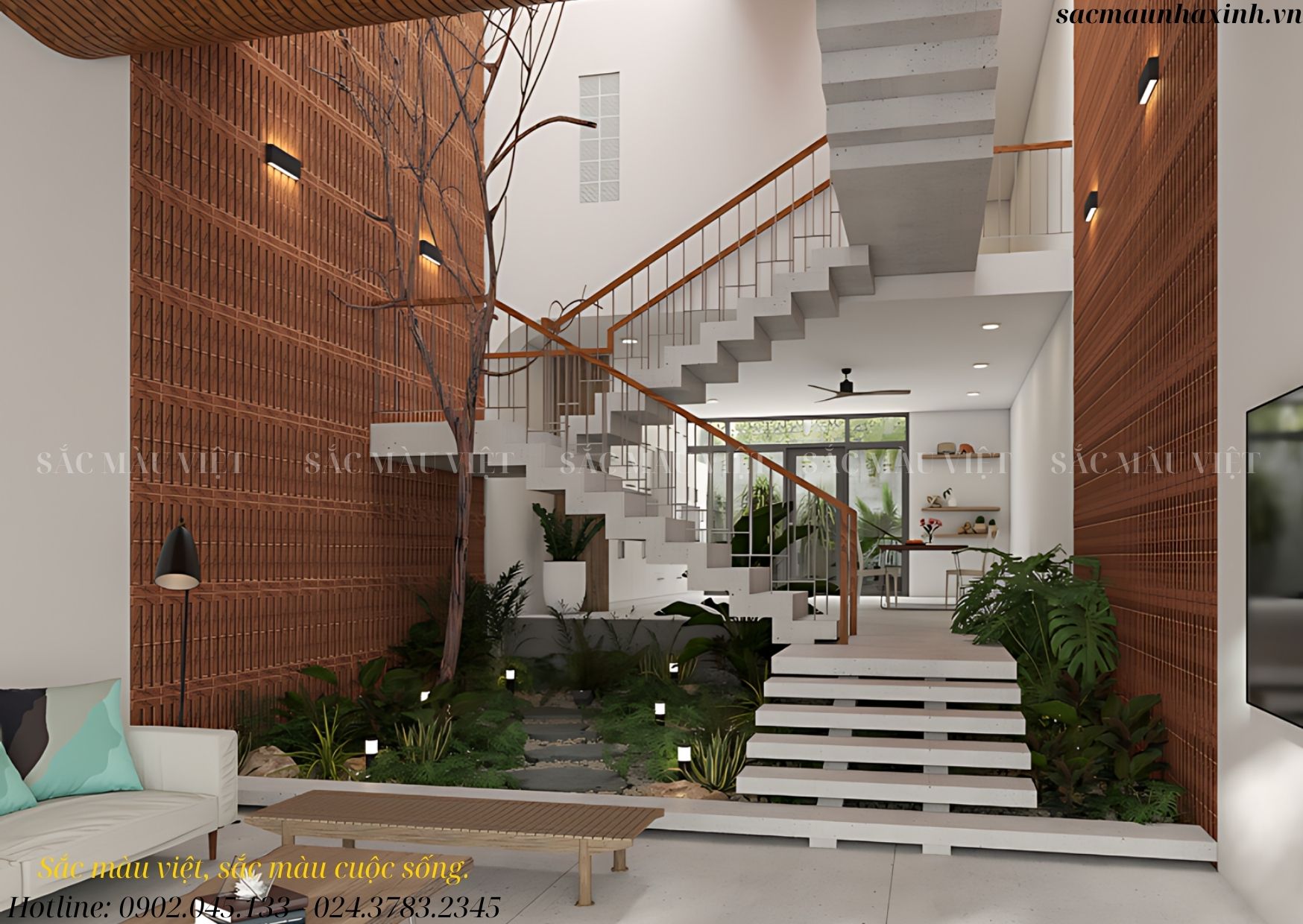 THIẾT KẾ KHÔNG GIAN XANH CHO NGÔI NHÀ