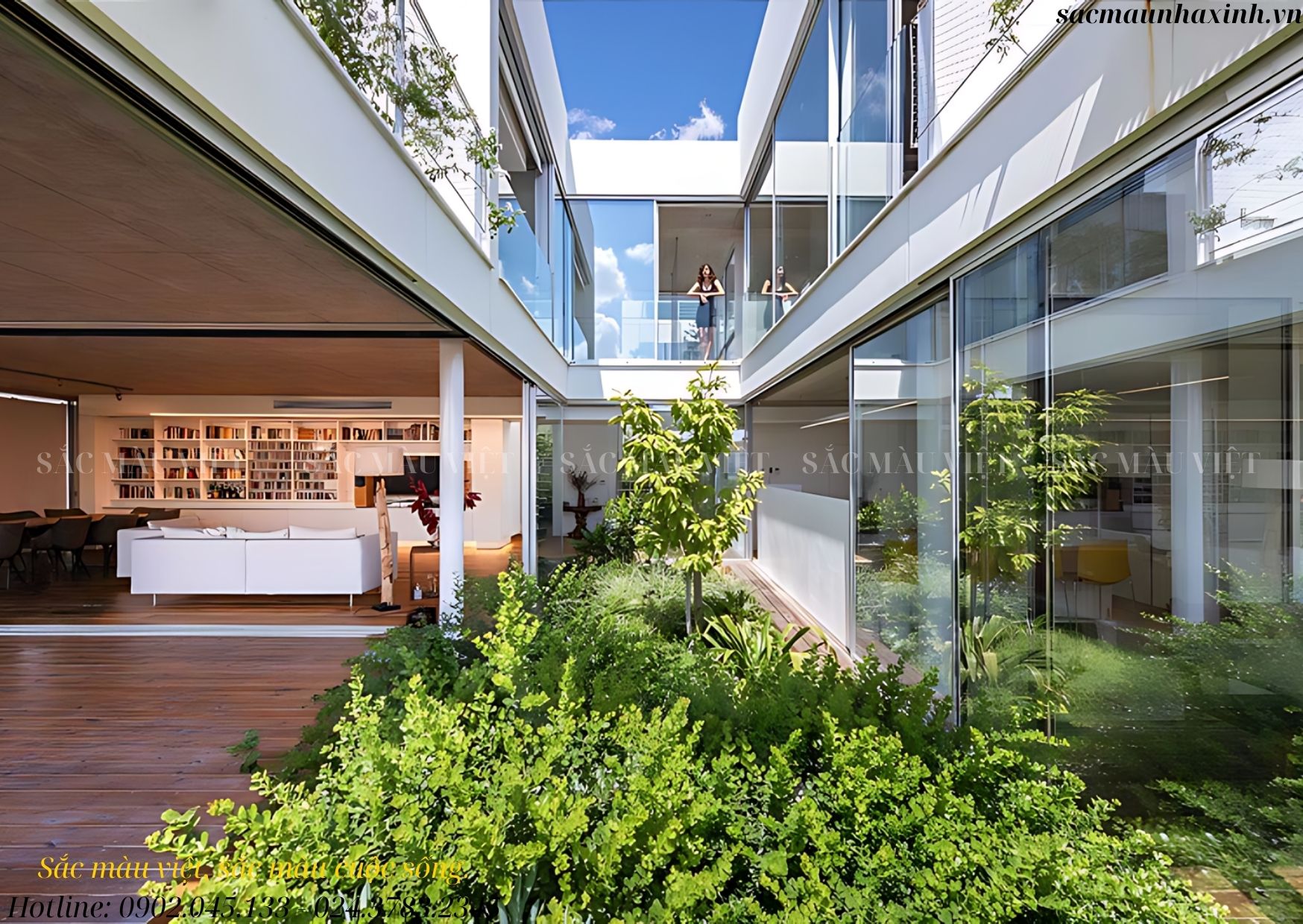 THIẾT KẾ KHÔNG GIAN XANH CHO NGÔI NHÀ