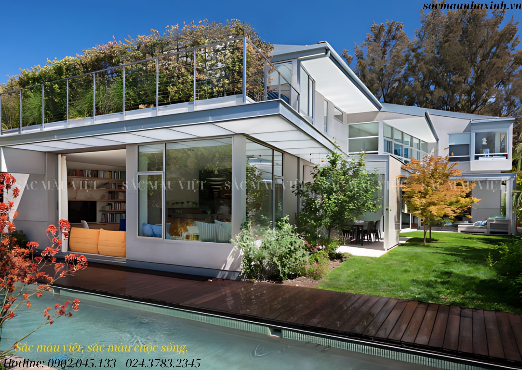 THIẾT KẾ KHÔNG GIAN XANH CHO NGÔI NHÀ