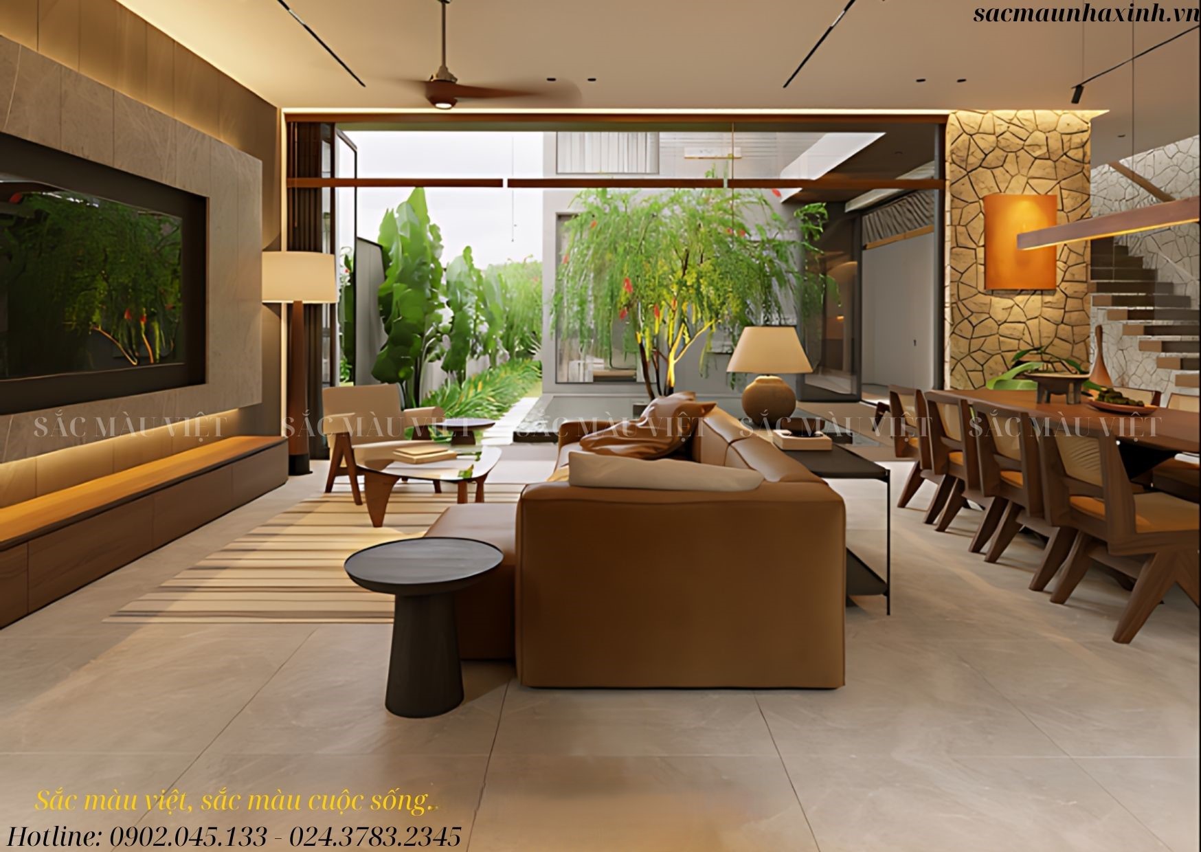 THIẾT KẾ KHÔNG GIAN XANH CHO NGÔI NHÀ