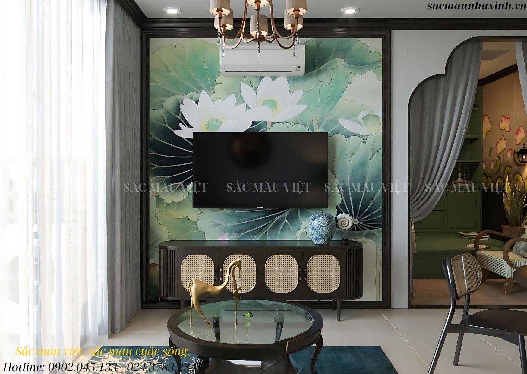 THIẾT KẾ PHÒNG KHÁCH INDOCHINE